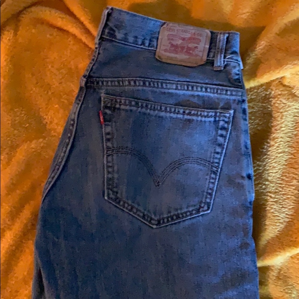 Relaxed Cropped Levi Jeans